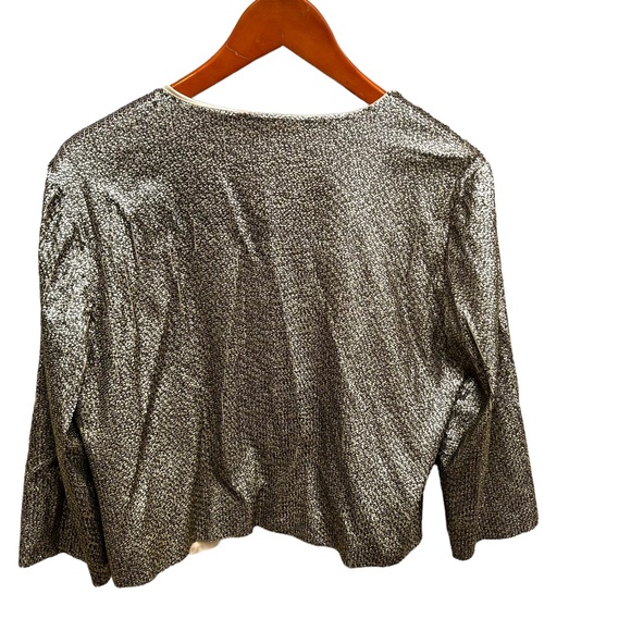 Tory Burch gold & black sequin jacket SZS - Picture 4 of 12